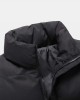 Mens Thicken Fluffy Solid Color Stand Collar Long Sleeve Warm Coats