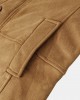 Mens Vintage Solid Color Warm Mid  Length Woolen Coats With Pocket